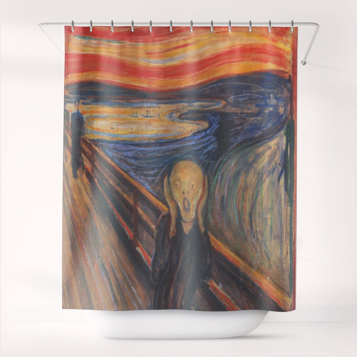 Shower Curtains The Scream by Edvard Munch ArtPointOne