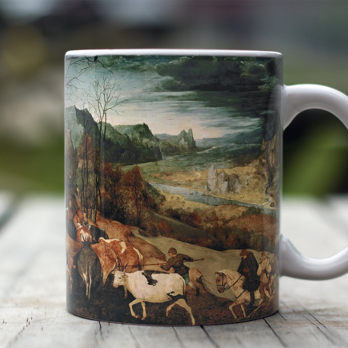 The Return of the Herd by Pieter Bruegel the Elder Ceramic Mug