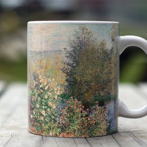 Ceramic Mugs Claude Monet Corner of the Garden at Montgeron