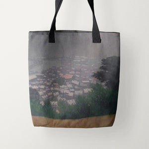 Tote Bags Felix Vallotton Honfleur in the Mist