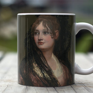 Ceramic Mugs Francisco Goya Portrait of Dona Isabel Cobos de Porcel