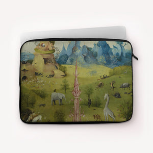 Laptop Sleeves Hieronymus Bosch The Garden of Earthly Delights left piece