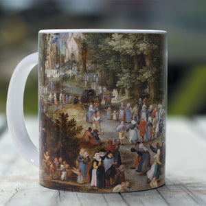 Ceramic Mugs Jan Brueghel the Elder Flemish Fair