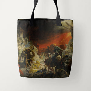 Tote Bags Karl Bryullov The Last Day of Pompeii