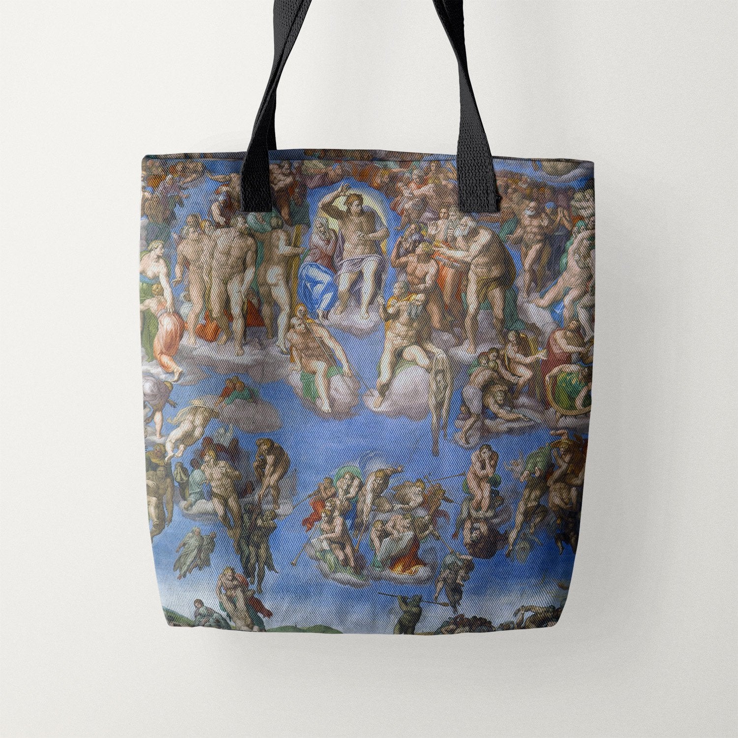 Tote Bags - The Last Judgement by Michelangelo | ArtPointOne