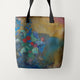 Tote Bags Odilon Redon Ophelia Among the Flowers