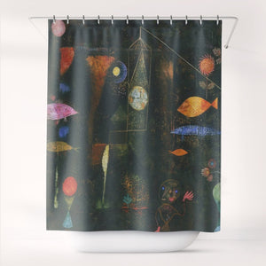 Shower Curtains Paul Klee Fish Magic