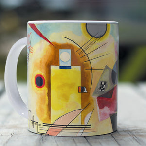 Ceramic Mugs Vasily Kandinsky Yellow-Red-Blue